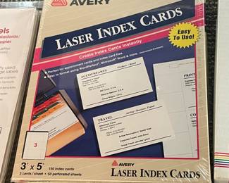 LaserIndex Cards