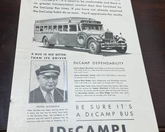 DeCamp Bus Lines Handmade Scrapbooks W/ Vintage & Original Newspaper Clippings Featuring The 1939/1940 NY World's Fair