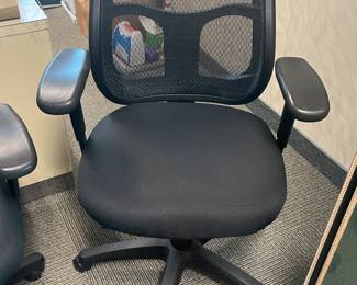 Black Rolling Office Chair