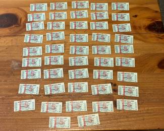 Vintage DeCamp Bus Lines Tickets