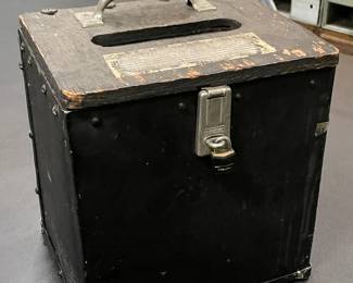 ORIGINAL Wooden Union Voting Ballot Box