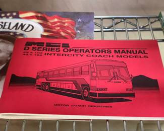 "MCI D Series Operators Manual" Book