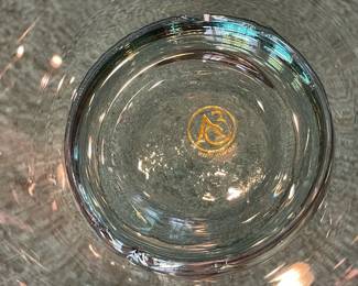 Decorative Purple Glass Bowl (Ethan Allen)
