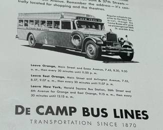DeCamp Bus Lines Handmade Scrapbooks W/ Vintage & Original Newspaper Clippings Featuring The 1939/1940 NY World's Fair