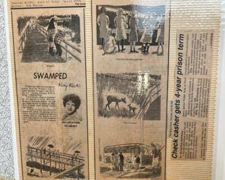 DeCamp Bus Lines Handmade Scrapbooks W/ Vintage & Original Newspaper Clippings Featuring The 1939/1940 NY World's Fair