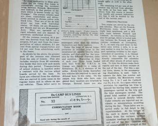 DeCamp Bus Lines Handmade Scrapbooks W/ Vintage & Original Newspaper Clippings Featuring The 1939/1940 NY World's Fair