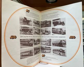 DeCamp Bus Lines "100 Years Of Transportation Progress" Booklets