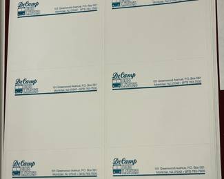 DeCamp Bus Lines Oversized Labels