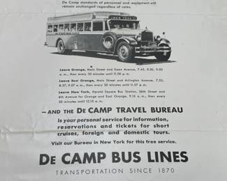 DeCamp Bus Lines Handmade Scrapbooks W/ Vintage & Original Newspaper Clippings Featuring The 1939/1940 NY World's Fair