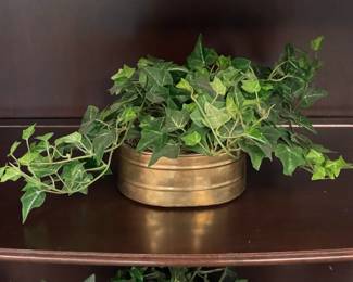 An Assortment Of Faux Plants, Ivy, Floral Arrangements, & OVERSIZED Trees