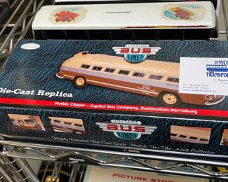 Capitol Bus Lines Die-Cast Replica Toy W/ Box