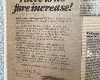 DeCamp Bus Lines Handmade Scrapbooks W/ Vintage & Original Newspaper Clippings Featuring The 1939/1940 NY World's Fair