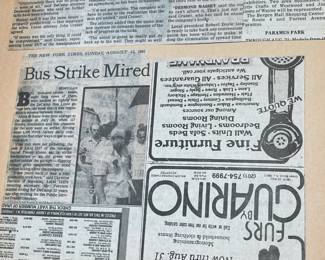DeCamp Bus Lines Handmade Scrapbooks W/ Vintage & Original Newspaper Clippings Featuring The 1939/1940 NY World's Fair