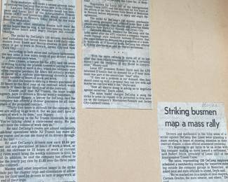 DeCamp Bus Lines Handmade Scrapbooks W/ Vintage & Original Newspaper Clippings Featuring The 1939/1940 NY World's Fair