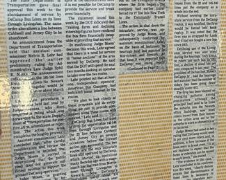 DeCamp Bus Lines Handmade Scrapbooks W/ Vintage & Original Newspaper Clippings Featuring The 1939/1940 NY World's Fair