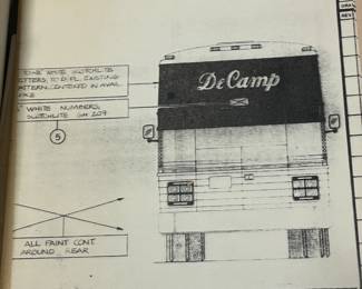 DeCAmp Bus Lines Bus Blueprints & Concept Drawings/Plans