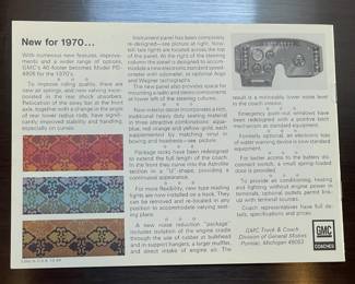 Vintage GMC's 40 Footer Bus Promotional Booklet W/ DeCamp Bus Lines Feature