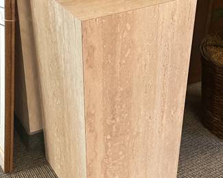 Decorative Faux Stone Column Pedestal