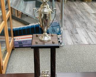 Assorted Trophies Awarded To DeCamp Bus Lines