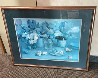Framed Still Life Artwork - Signed
