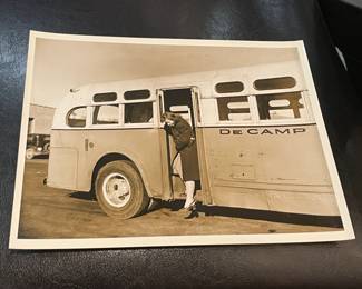 ORIGINAL Antique Photographs & Re-Prints From The DeCamp Bus Lines' Personal Archive Collection