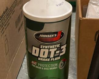BRAND NEW Johnsen's Synthetic DOT-3 Brake Fluid