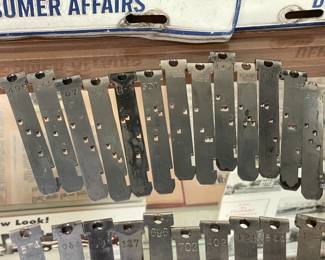 ORIGINAL DeCamp Bus Lines Register Keys (From The Money Boxes That Used To Be Aboard The Buses. Each Key Matches To The Assigned Bus Driver & Coordinating Bus.)