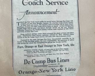 DeCamp Bus Lines Handmade Scrapbooks W/ Vintage & Original Newspaper Clippings Featuring The 1939/1940 NY World's Fair