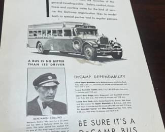 DeCamp Bus Lines Handmade Scrapbooks W/ Vintage & Original Newspaper Clippings Featuring The 1939/1940 NY World's Fair