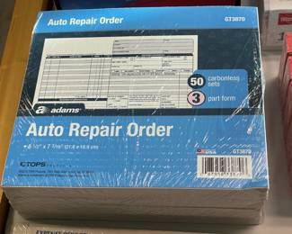 Auto Repair Orders