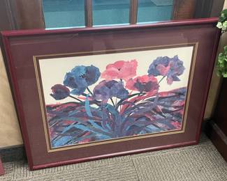 Framed Floral Wall Art