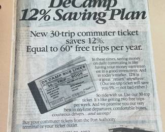 DeCamp Bus Lines Handmade Scrapbooks W/ Vintage & Original Newspaper Clippings Featuring The 1939/1940 NY World's Fair