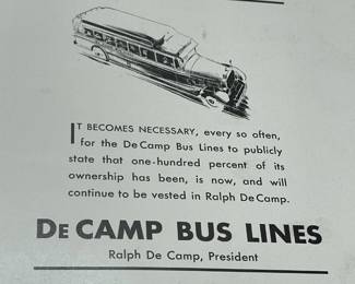 DeCamp Bus Lines Handmade Scrapbooks W/ Vintage & Original Newspaper Clippings Featuring The 1939/1940 NY World's Fair