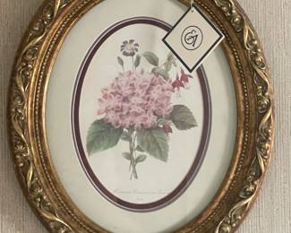 Framed Floral Artwork (Ethan Allen)