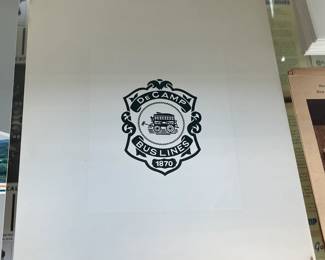 DeCamp Bus Lines Vintage Logo Stationary