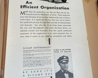 DeCamp Bus Lines Handmade Scrapbooks W/ Vintage & Original Newspaper Clippings Featuring The 1939/1940 NY World's Fair