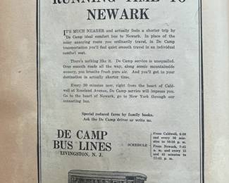 DeCamp Bus Lines Handmade Scrapbooks W/ Vintage & Original Newspaper Clippings Featuring The 1939/1940 NY World's Fair