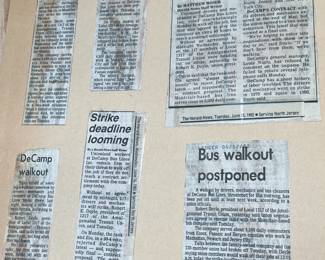 DeCamp Bus Lines Handmade Scrapbooks W/ Vintage & Original Newspaper Clippings Featuring The 1939/1940 NY World's Fair