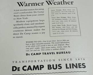 DeCamp Bus Lines Handmade Scrapbooks W/ Vintage & Original Newspaper Clippings Featuring The 1939/1940 NY World's Fair