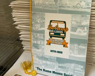 DeCamp Bus Lines "Celebrating 125 Years" Booklet & Envelope Set