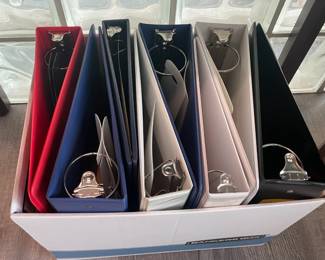 Binders (Dozens To Choose From)
