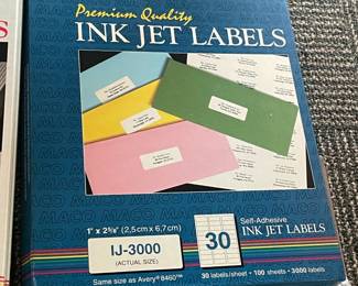 Ink Jet Labels