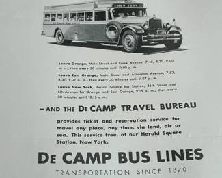 DeCamp Bus Lines Handmade Scrapbooks W/ Vintage & Original Newspaper Clippings Featuring The 1939/1940 NY World's Fair