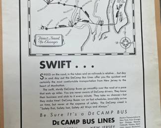 DeCamp Bus Lines Handmade Scrapbooks W/ Vintage & Original Newspaper Clippings Featuring The 1939/1940 NY World's Fair