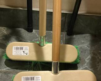 BRAND NEW Easy Reach Neon Green Brooms