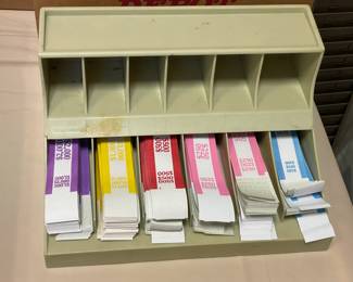 Currency Straps W/ Holder Tray