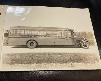 ORIGINAL Antique Photographs & Re-Prints From The DeCamp Bus Lines' Personal Archive Collection