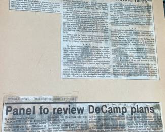 DeCamp Bus Lines Handmade Scrapbooks W/ Vintage & Original Newspaper Clippings Featuring The 1939/1940 NY World's Fair