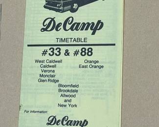 DeCamp Bus Lines Handmade Scrapbooks W/ Vintage & Original Newspaper Clippings Featuring The 1939/1940 NY World's Fair