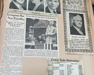 DeCamp Bus Lines Handmade Scrapbooks W/ Vintage & Original Newspaper Clippings Featuring The 1939/1940 NY World's Fair